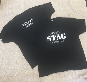 Black Stag Do T-Shirt