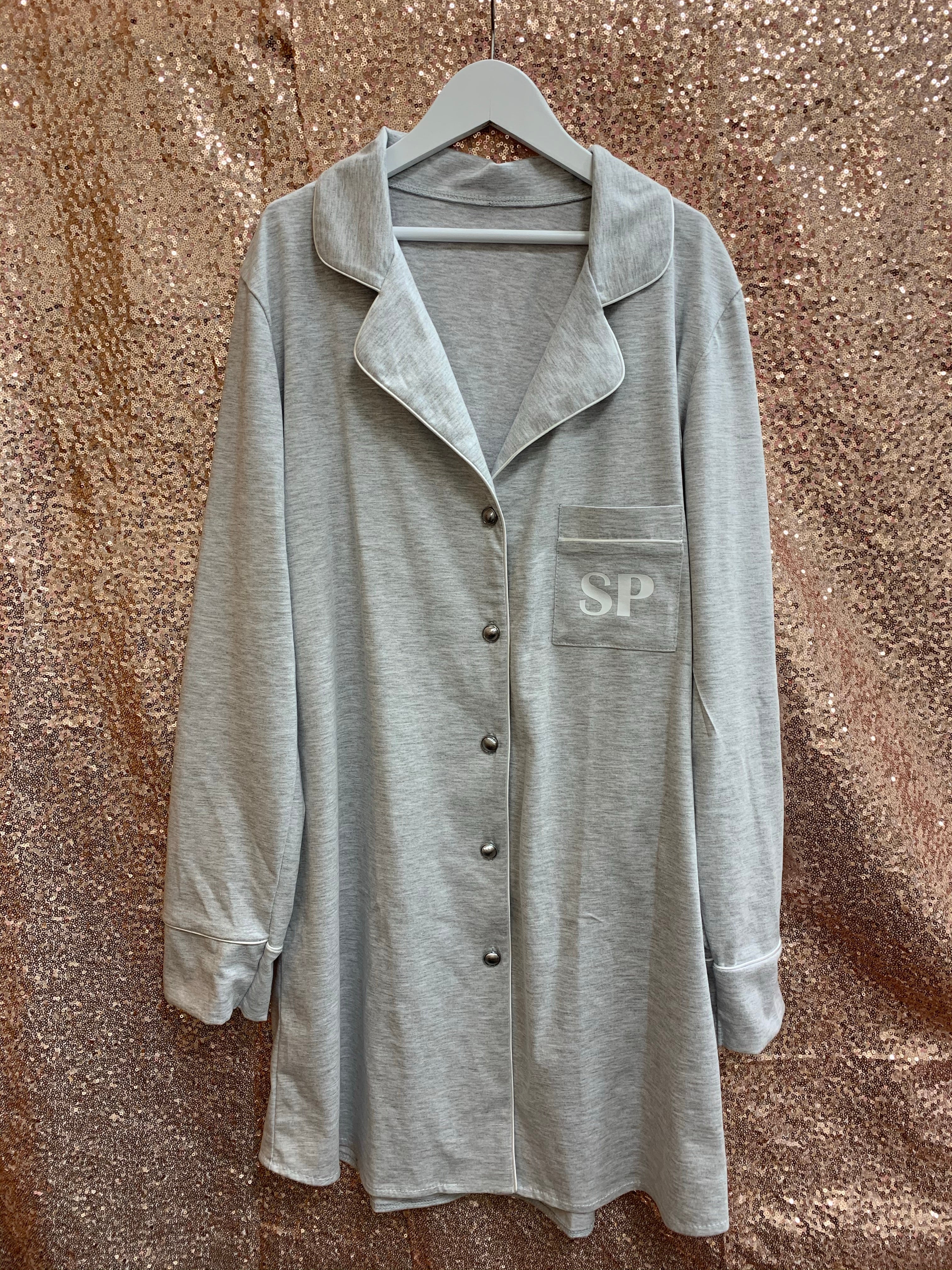 Adult Grey Cotton Shirt